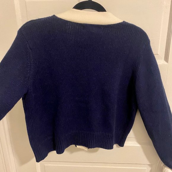 Philosophy Navy.White Cardigan - Picture 3 of 6